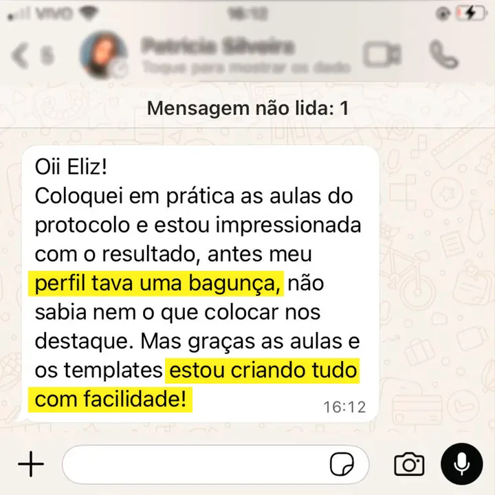 Depoimento — Consultora